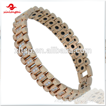 Best quality zircone bracelet germanium titanium bracelet for men